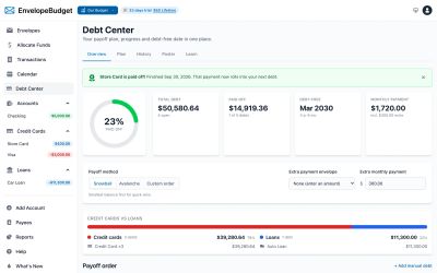Introducing the Debt Center: a living debt snowball inside your budget