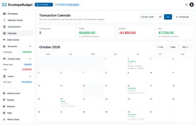 Repeating transactions: see your bills and paychecks before they land